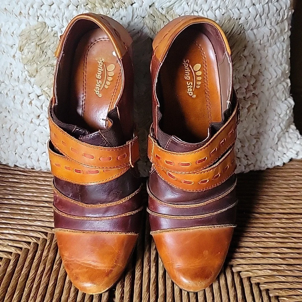 Spring Step, Wonderous, Artsy Boho Whimsy Bootie, size 37 EU, 7 US